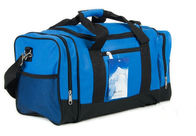Grandi borse di tela durevoli, borsa di tela impermeabile del viaggio degli uomini di qualità superiore blu