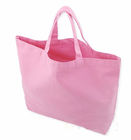 Borse del cotone stampate rosa delle signore di borse del totalizzatore della tela per il supermercato delle signore