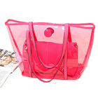 Le borse di totalizzatore trasparenti delle signore rimuovono le borse del PVC, arancio/rosso/blu