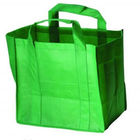 L'abitudine ha stampato i totalizzatori di compera promozionali delle borse di trasportatore nel verde/, porpora/bianco