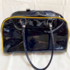 Il cuoio laccato cuoio dello specchio del PVC ha spaccato fuori la borsa della palestra del sacchetto della spesa della borsa di viaggio della borsa a tracolla