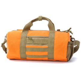 Borse di tela arancio delle grandi degli uomini borse di tela di viaggio con un sacchetto interno